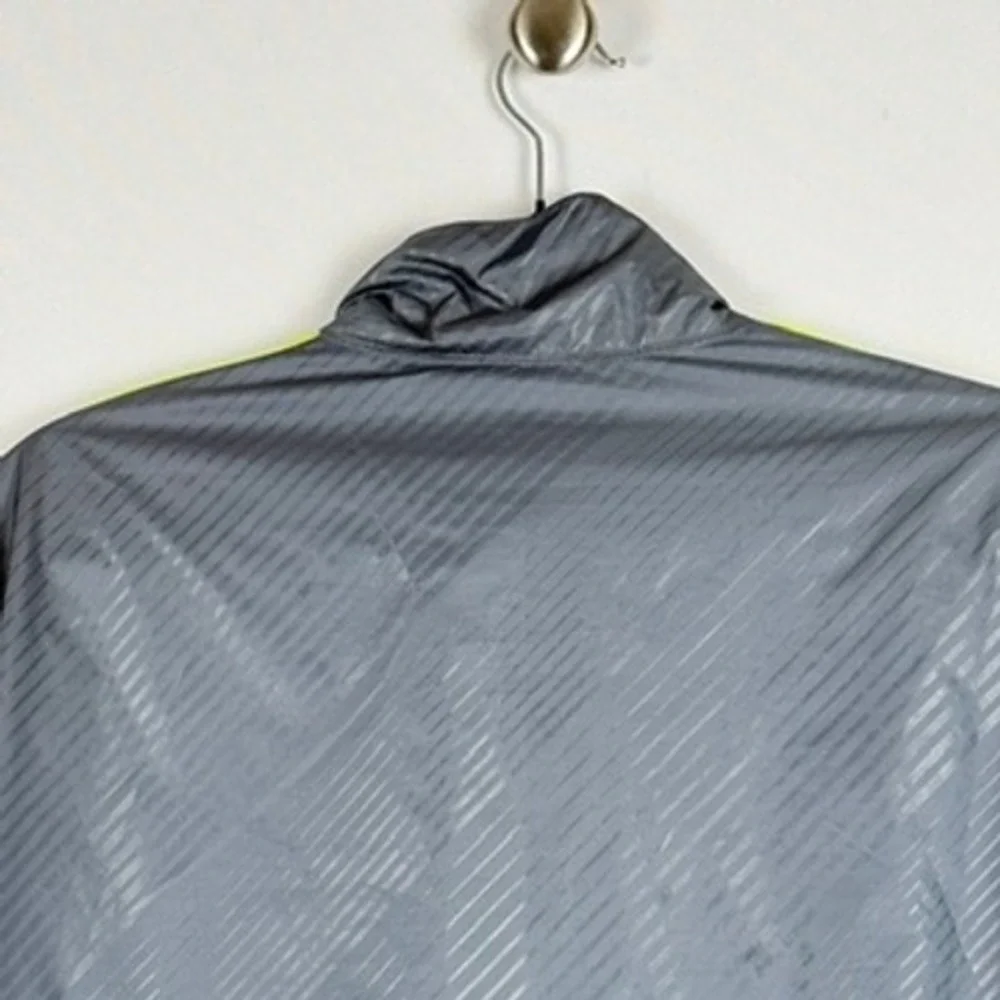 Adidas‎ Windbreaker Mens Large Grey Portland Timbers Soccer MLS Neon Fan Gear